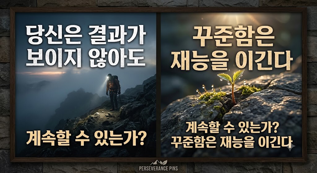 꾸준함은 재능을 이긴다 이미지