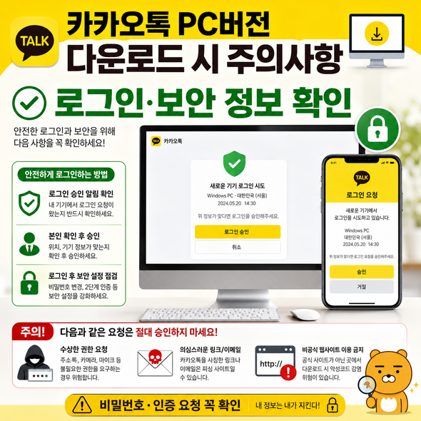 카카오톡 pc버전 다운로드