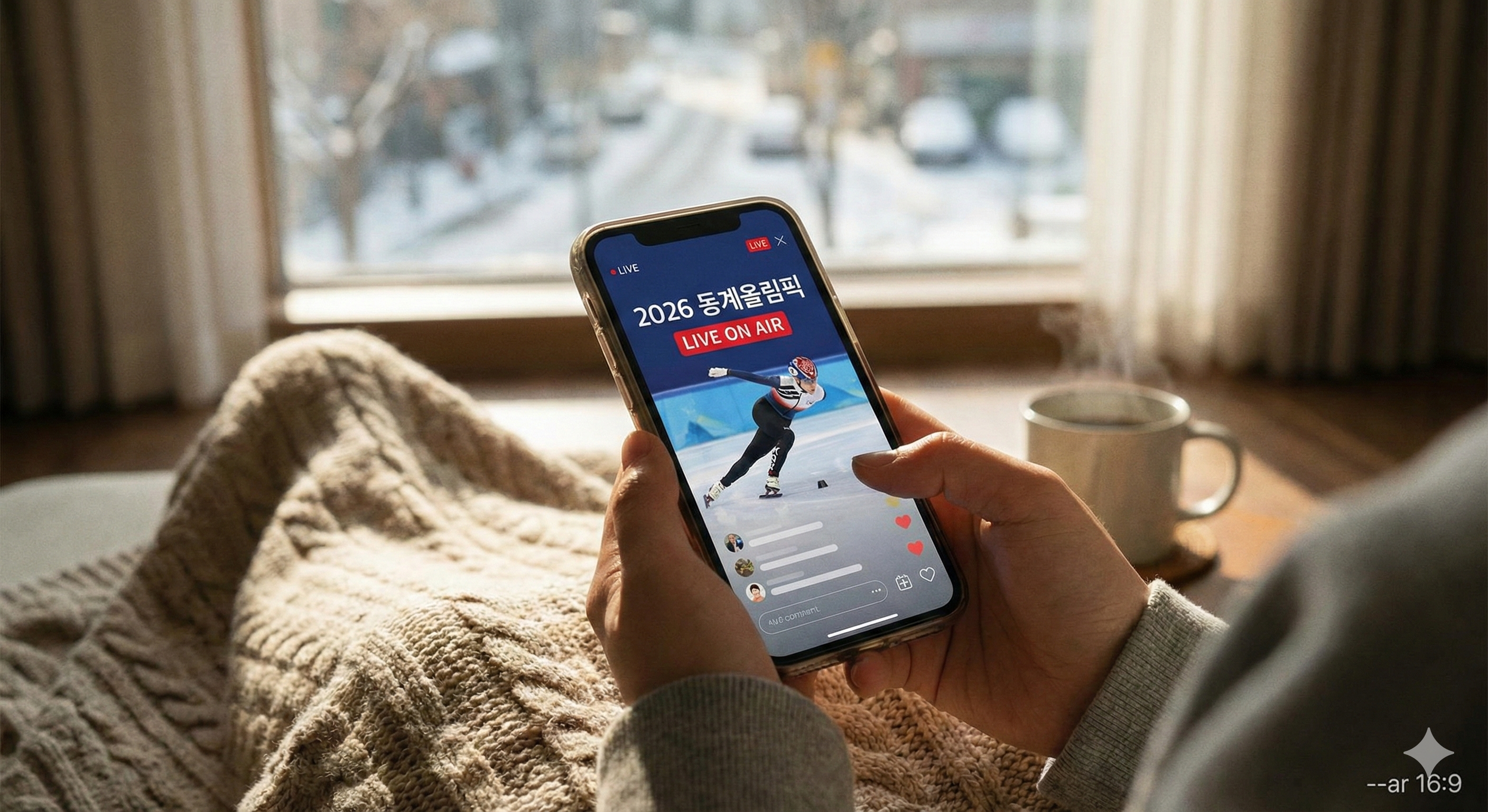 KBS, MBC, SBS 지상파 3사의 실시간 생중계 온에어 서비스 바로가기 버튼 안내 그래픽