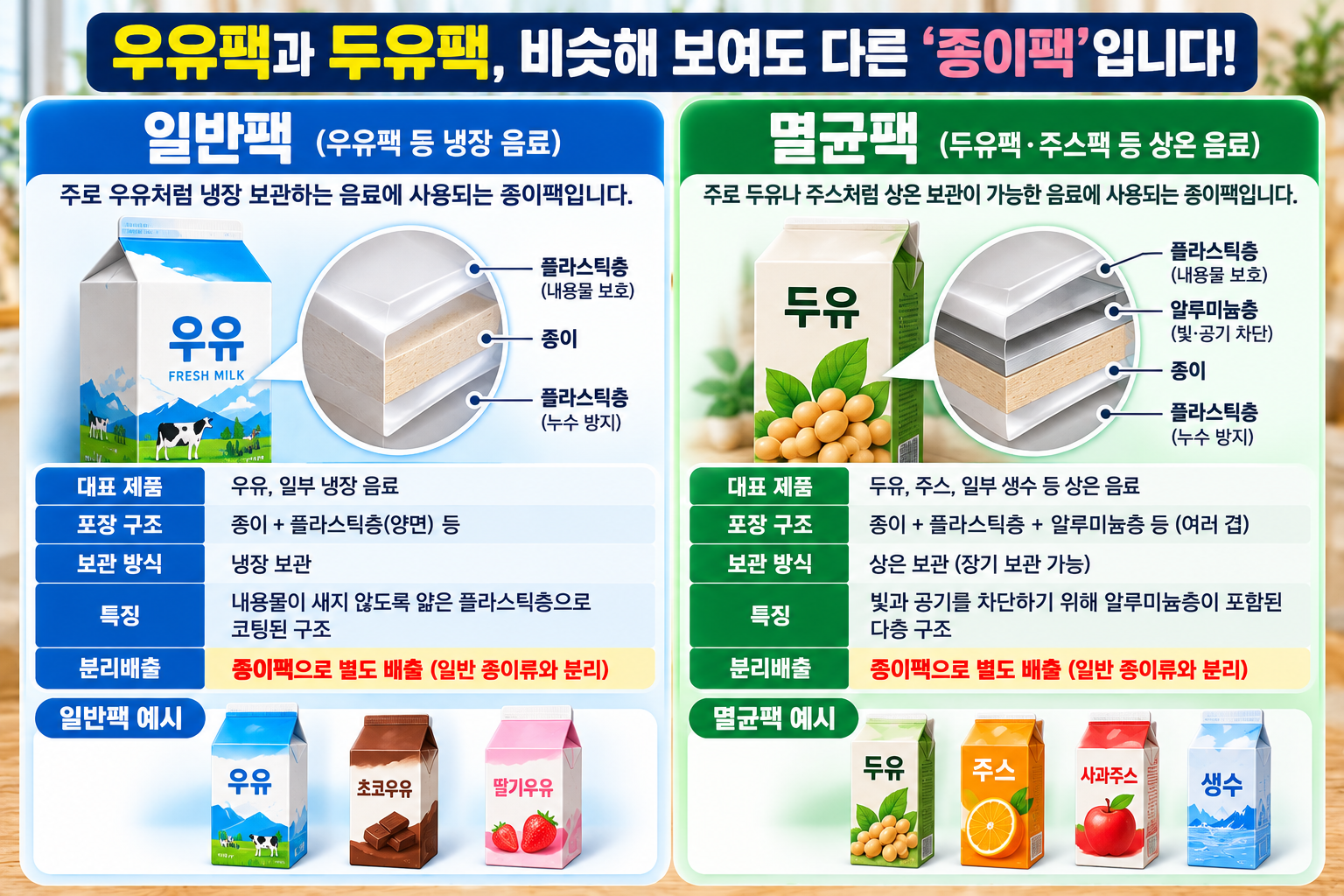 2026년 10월부터 우유팩&middot;두유팩 분리배출 달라진다? 종이팩 올바르게 버리는 방법