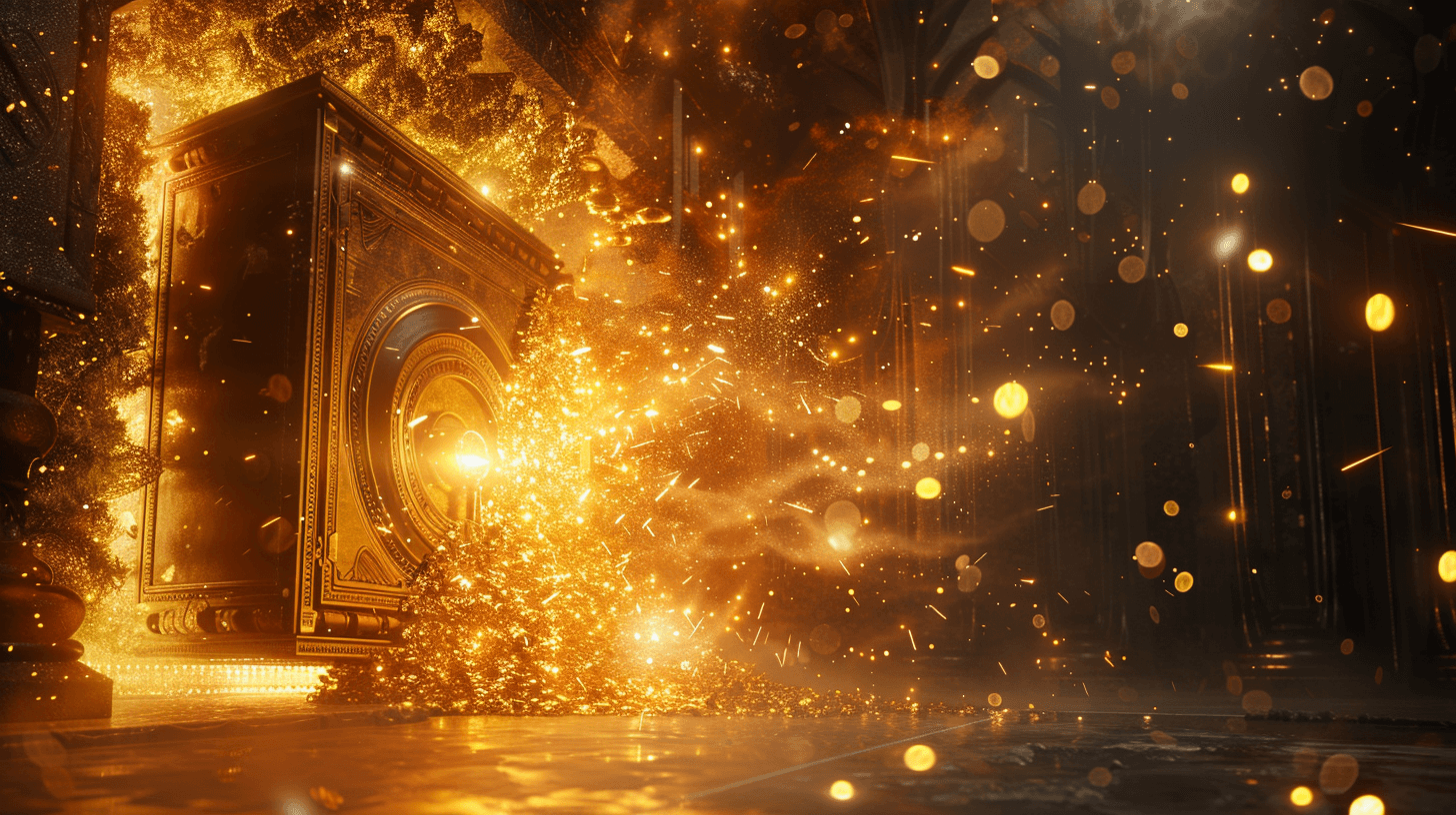 금고-여는-꿈-재물-비밀-드러나는-신호-황금빛-빛나는-보물-상징적인-장면