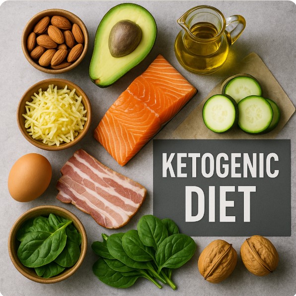 키토제닉 식재료 이미지
