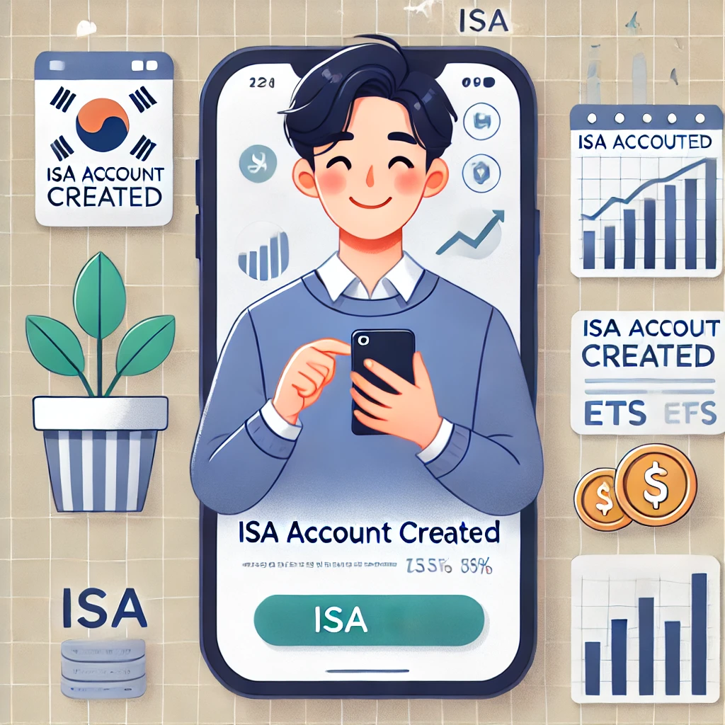 모바일 앱으로 ISA 계좌를 개설하는 MZ 투자자
