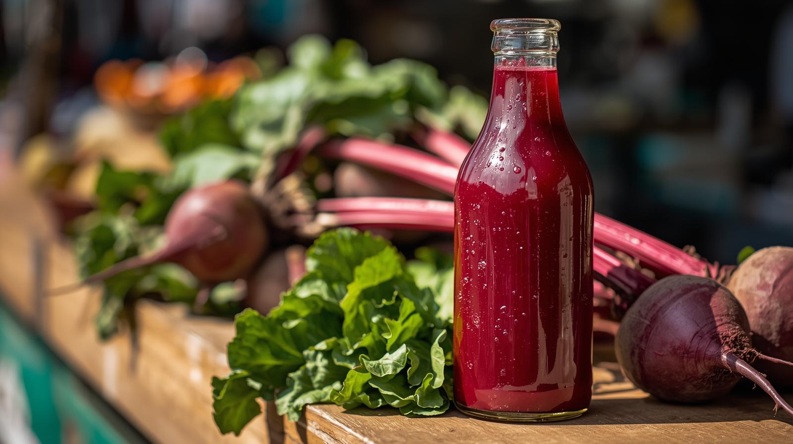 산화 물질을 줄이는데 도움을 주는 비트즙