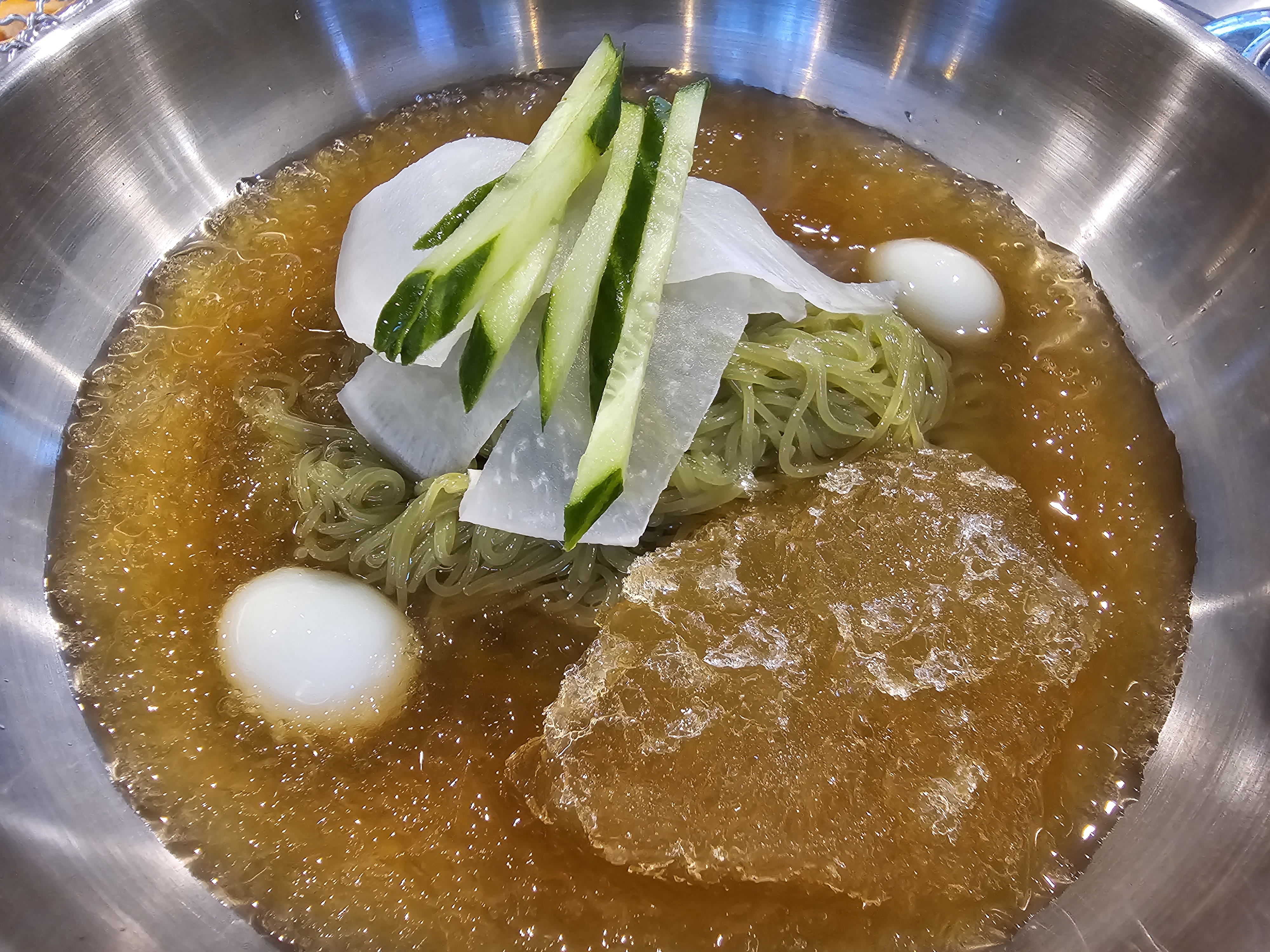 인천_청라_우정소갈비_물냉면