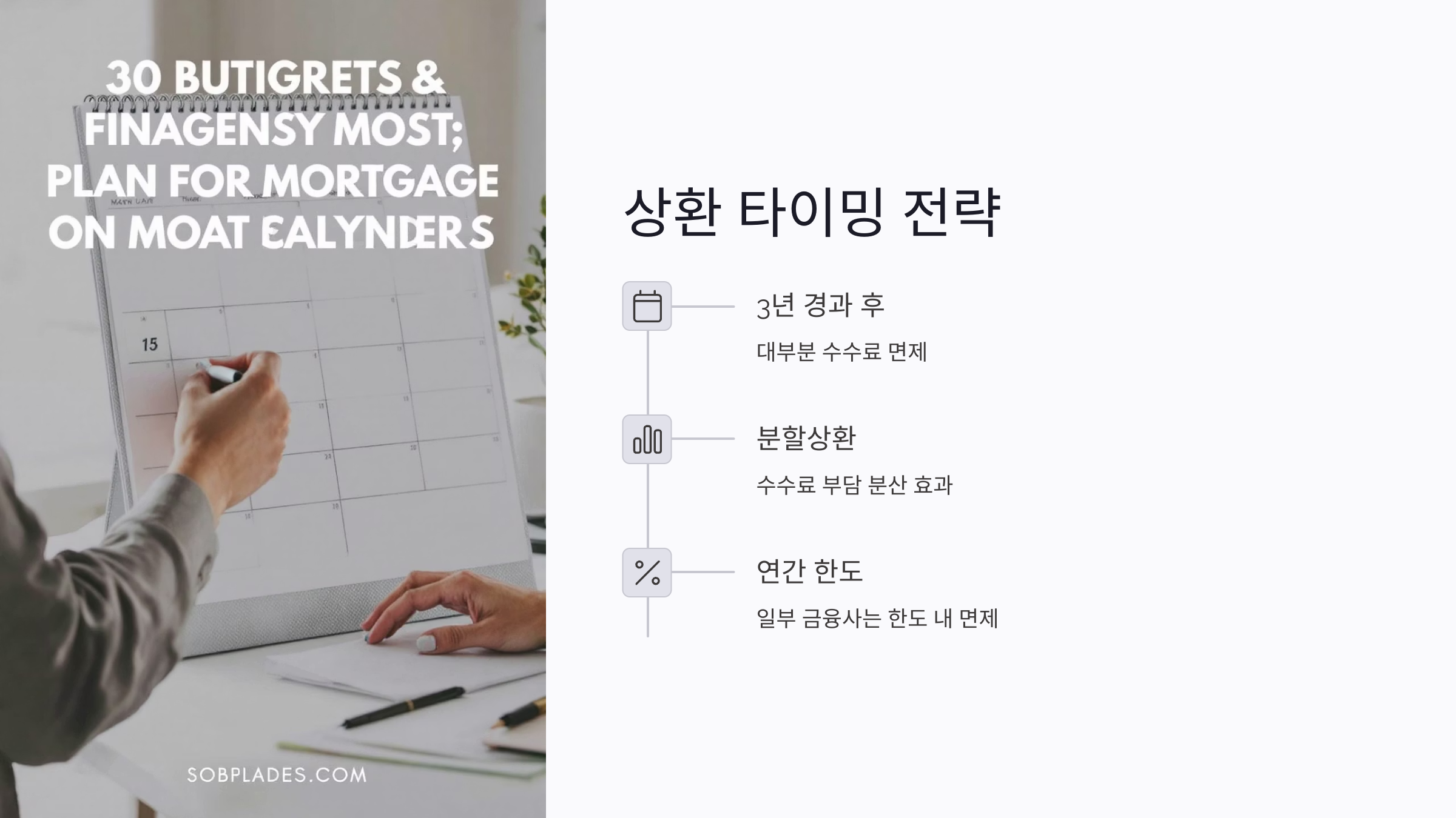 중도상환수수료 타이밍 전략