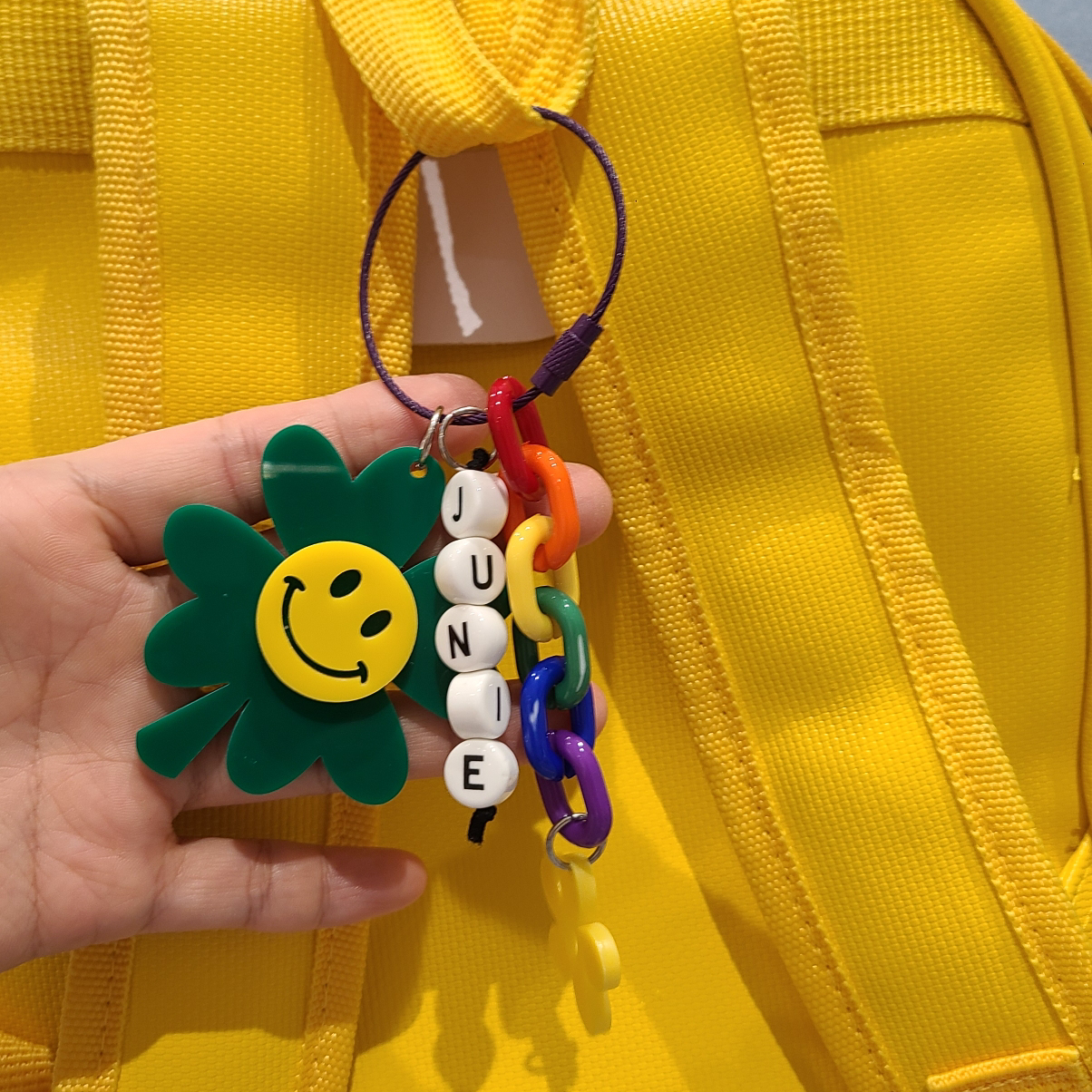 부자재로 만든 키링 1