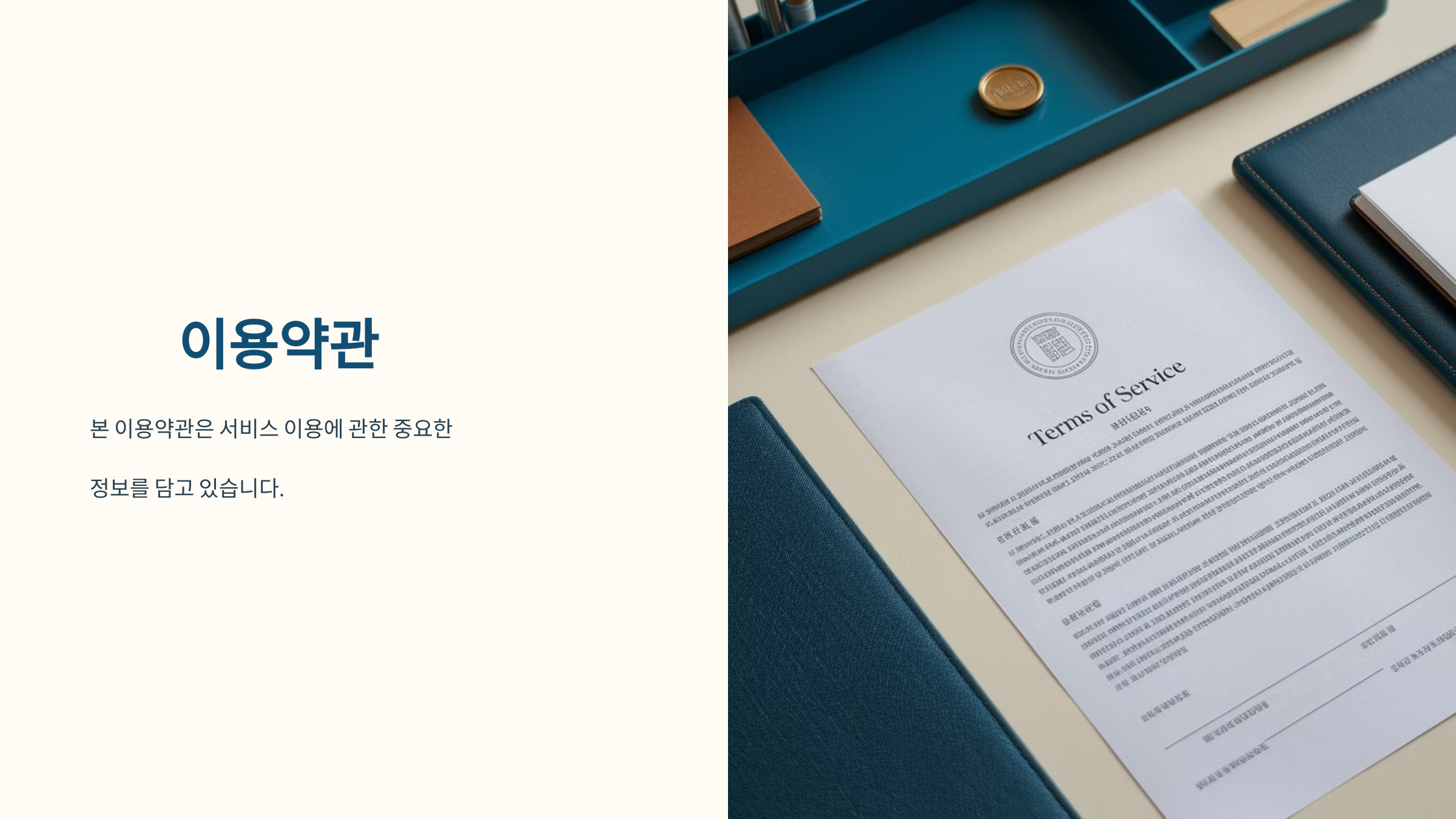 이용약관