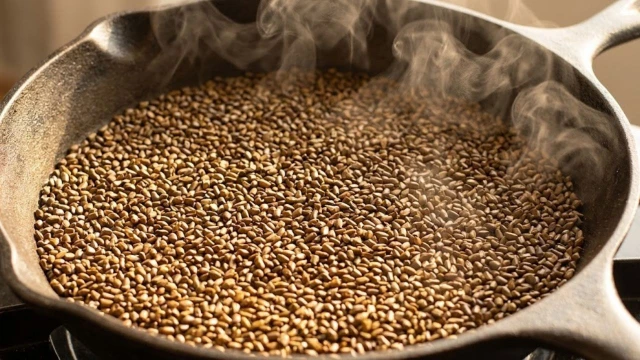 완성 후 반드시 식힘망에서 냉각