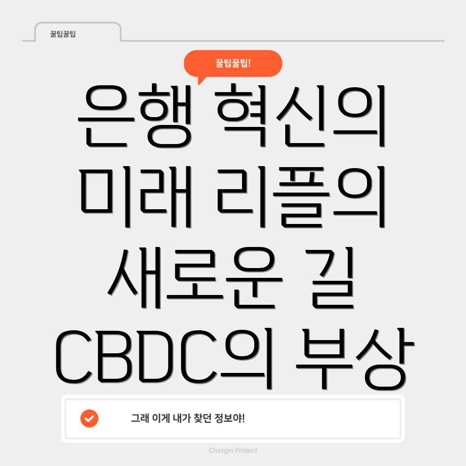 CBDC와 리플의 관계