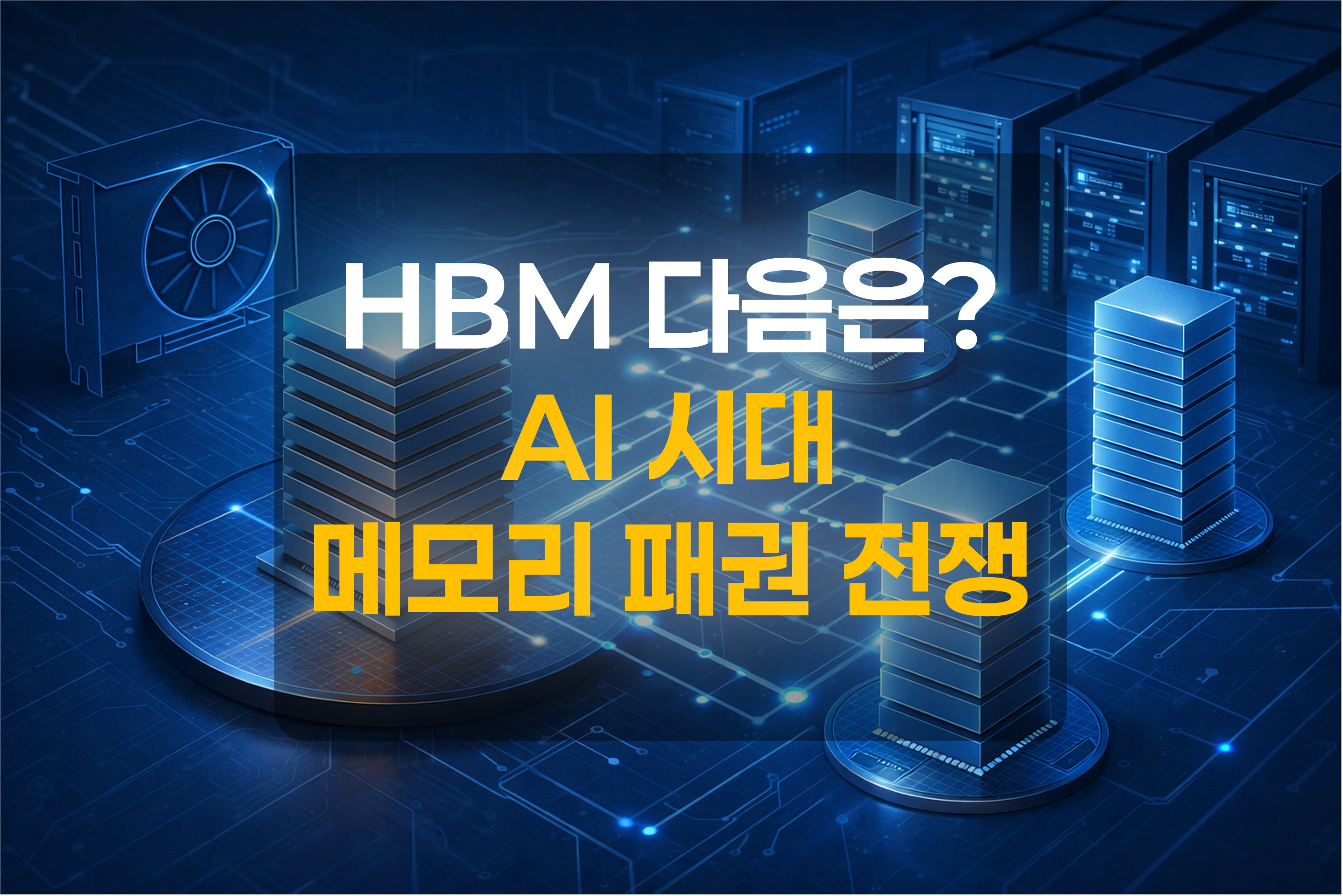 HBM 메모리를 표현한 그림