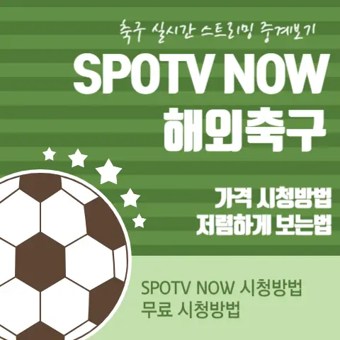스포티비-SPOTV-해외축구-중계권-가격-편성표-시청방법