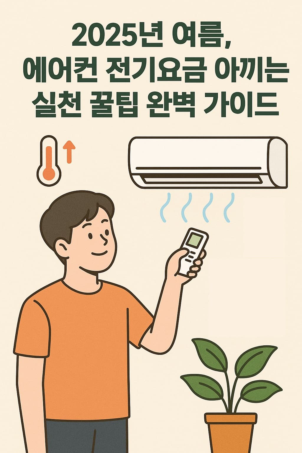 💧2025년 여름, 에어컨 전기요금 아끼는 실천 꿀팁 완벽 가이드