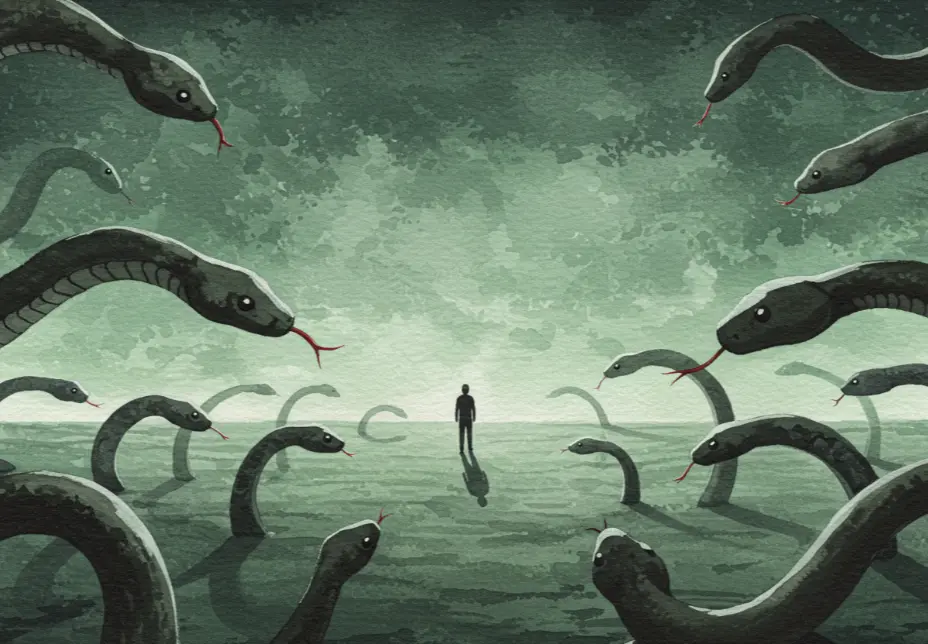 뱀이 여러 마리 나오는 꿈