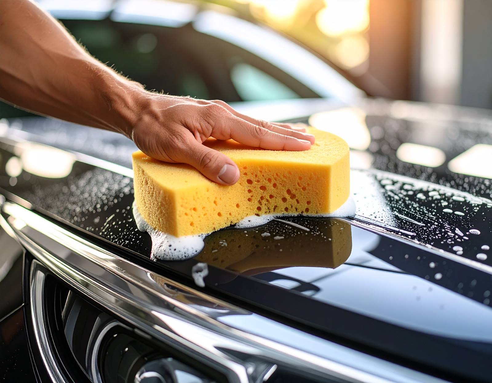 신차 구매 후 세차나 광택