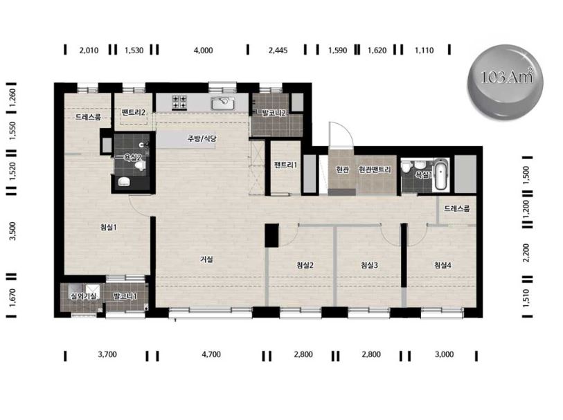 한강 수자인 오브센트 103A