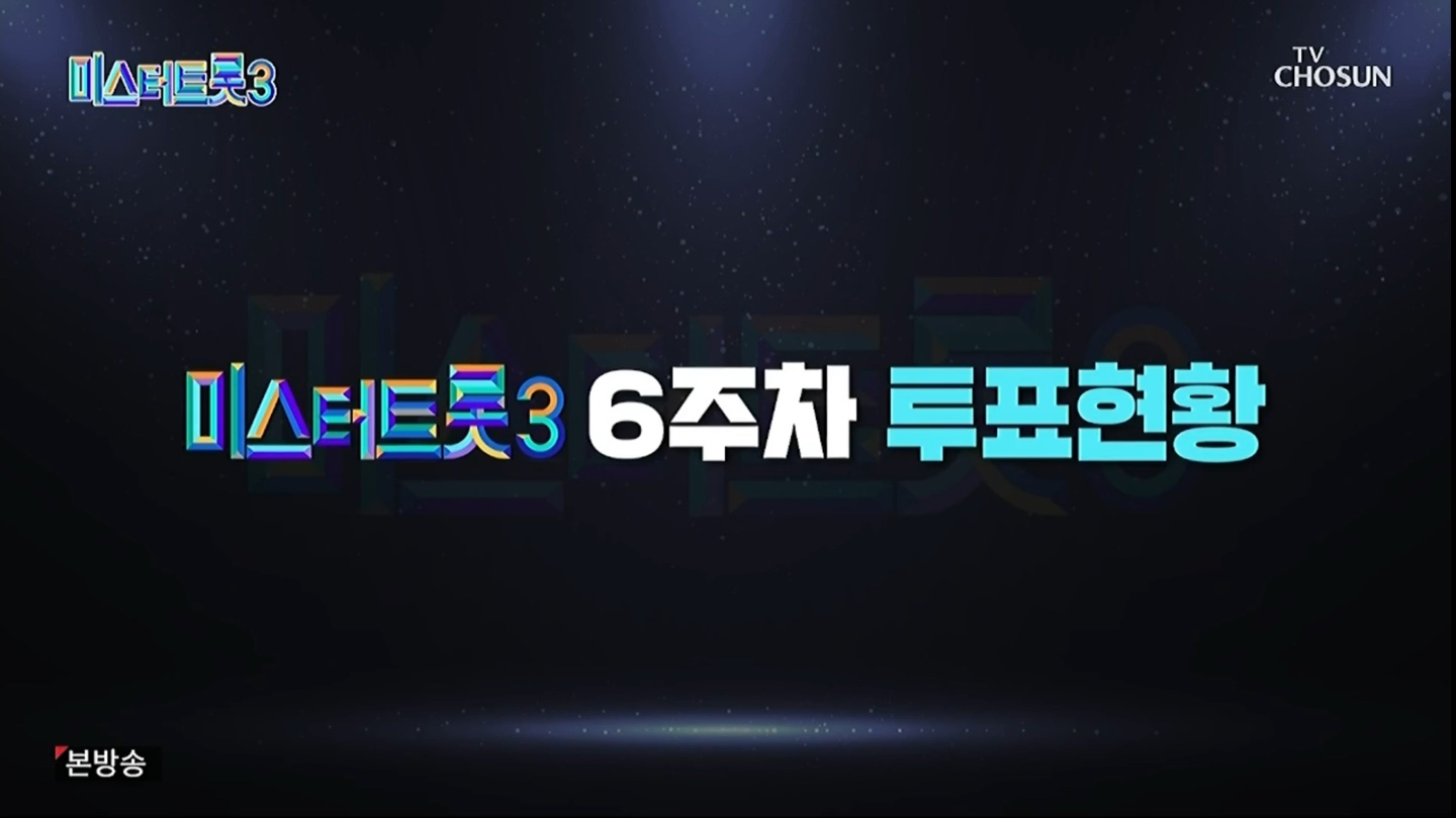 미스터트롯3 6주차 투표 현황