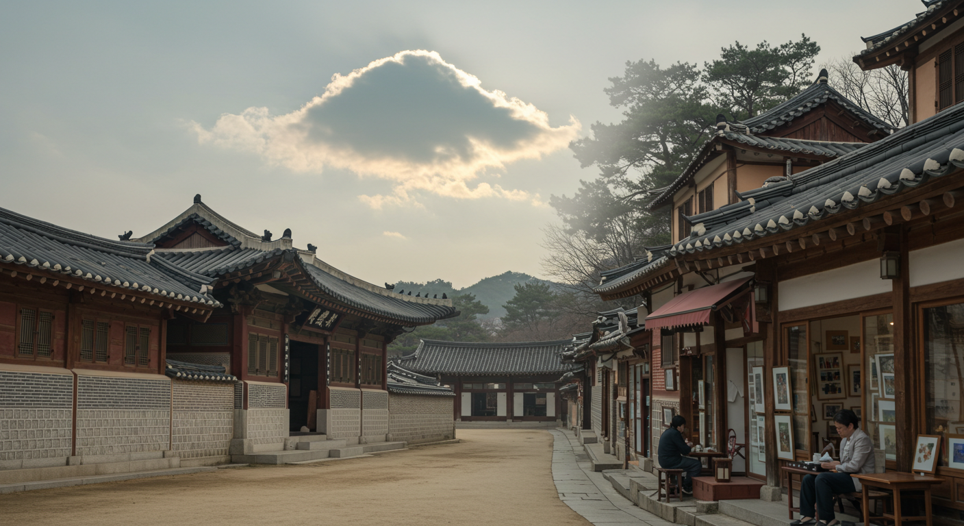 운현궁의 기운을 담은 고요한 전통의 길