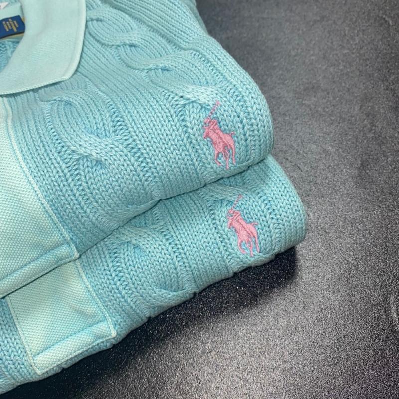 폴로 랄프로렌 꽈베기 케이블 반팔 카라 니트 티셔츠 22SS