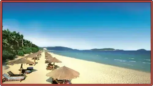 중국 하이난 싼야 야롱베이 해변