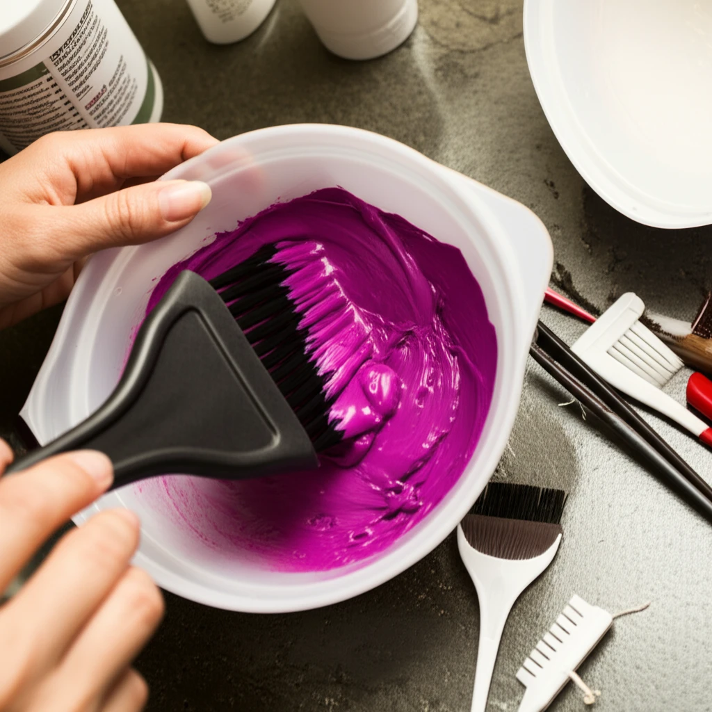 셀프 염색 후 관리법: 컬러 유지하고..