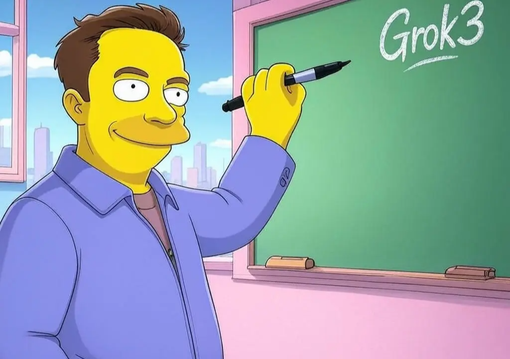 심슨 스타일 일론 머스크