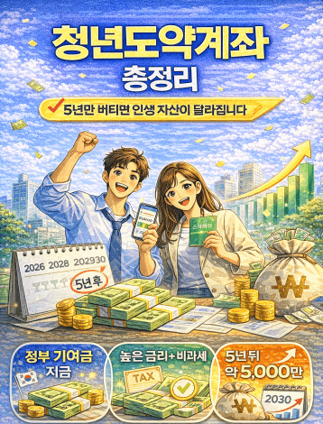 청년도약계좌 총정리, 혜택·중도해지·만기 전략까지 한 번에