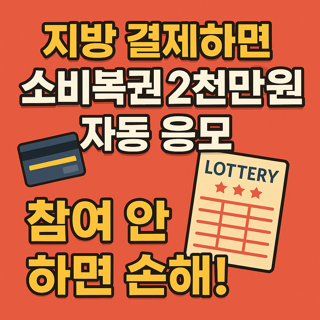 지방결제-소비쿠폰-2천만원-자동응모방법
