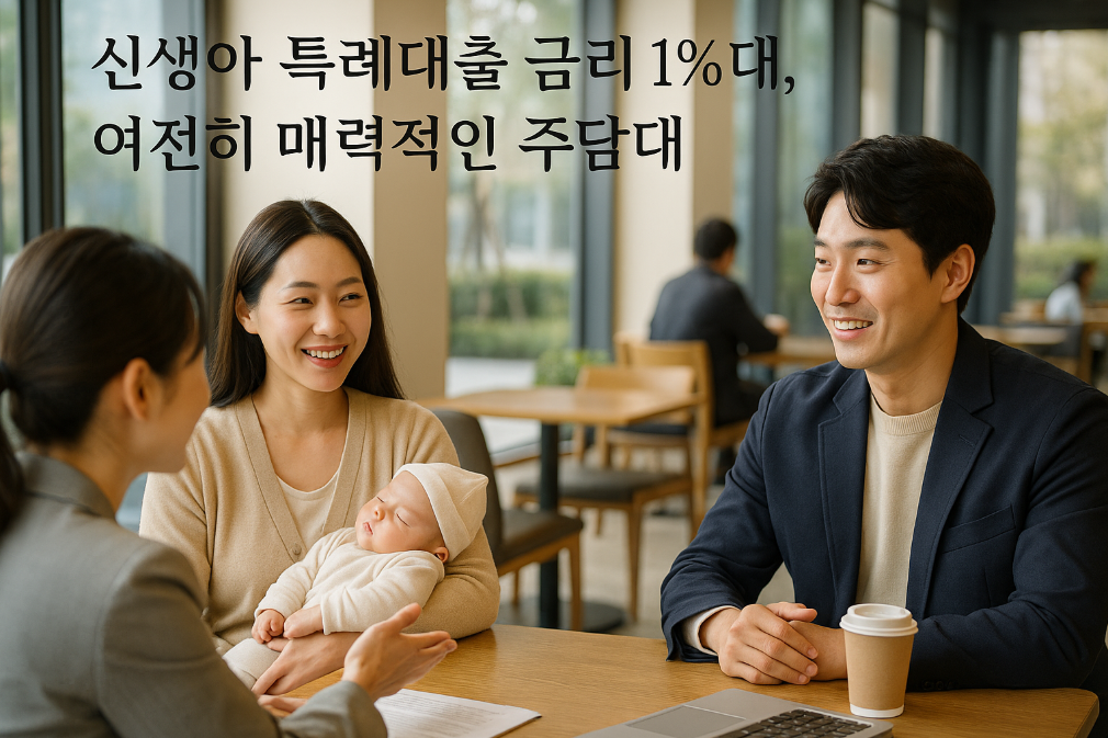 신생아 특례대출 1%대 금리로 내집마련 기회 놓치지 마세요