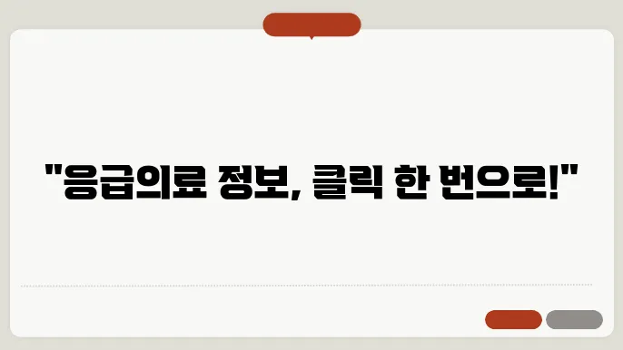 중앙응급의료센터 통합응급의료정보 인튰롼넷 홈페이지 바로가기 https://portal.nemc.or.kr:444