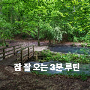 + 잠 잘 오는 3분 루틴