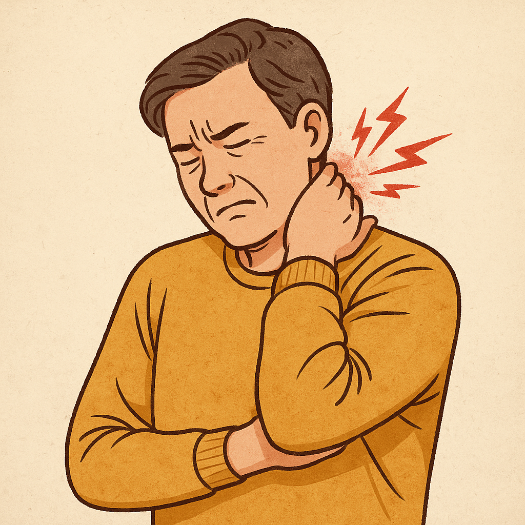 뒷목 어깨 통증