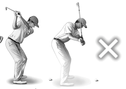다운스윙 오버 더 탑 동작