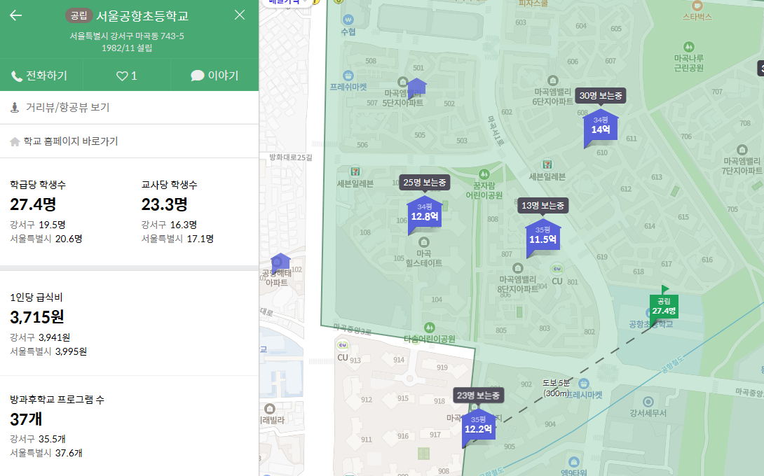 초등학교위치