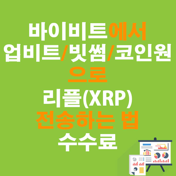 바이비트에서 업비트&middot;빗썸&middot;코인원으로 리플(XRP) 전송하는 법 + 수수료