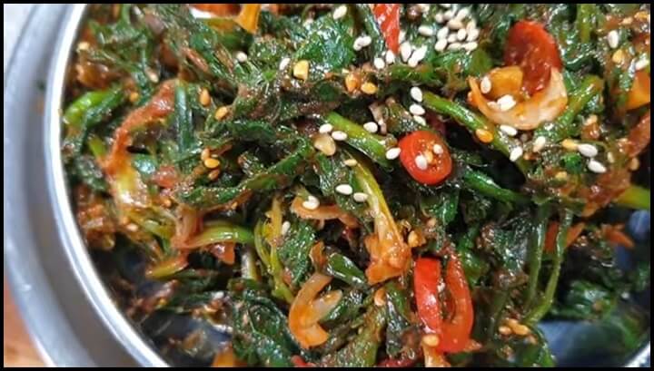 냉이무침