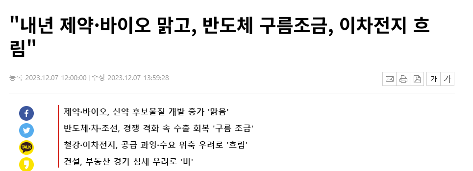 제약 바이오 맑음