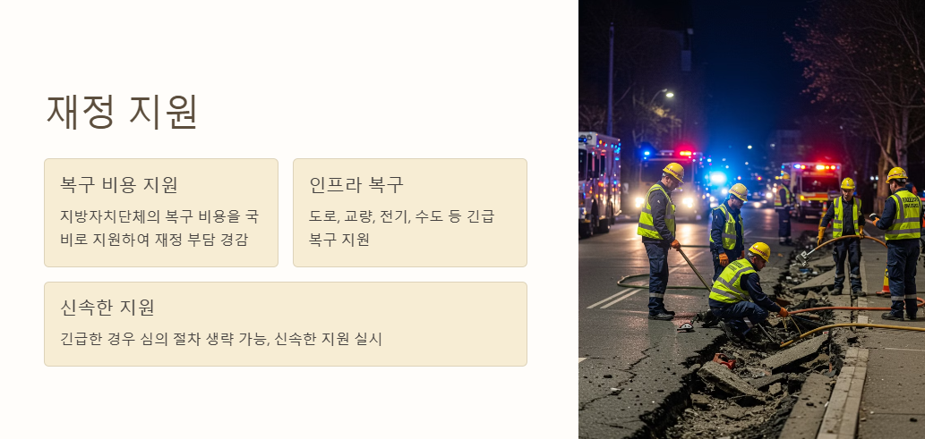 특별재난지역 재정지원