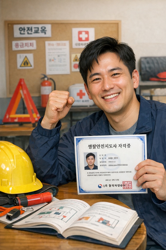 비주류 자격증에 해당되는 생활안전지도사 자격증 취득 후기