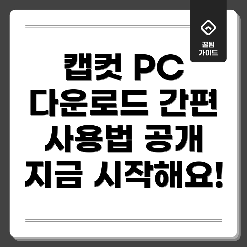캡컷 PC 버전