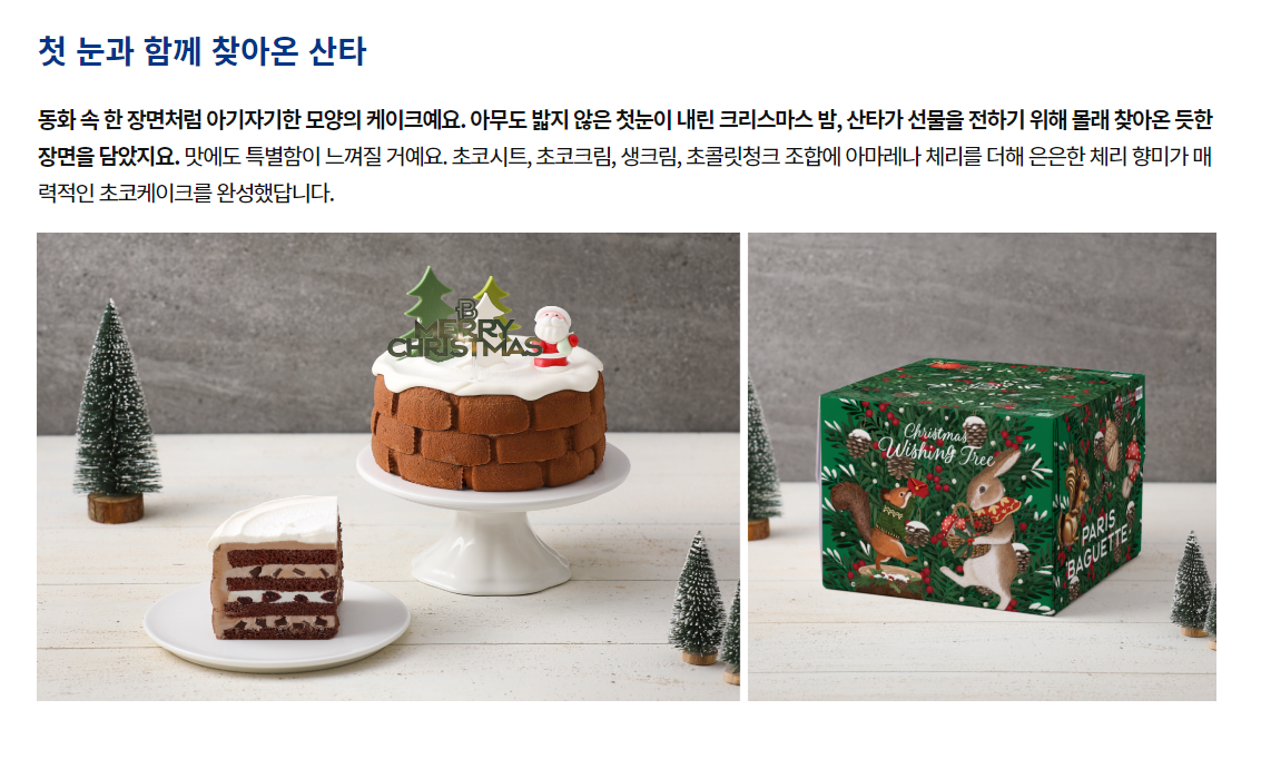 파리바게트 크리스마스 케이크9