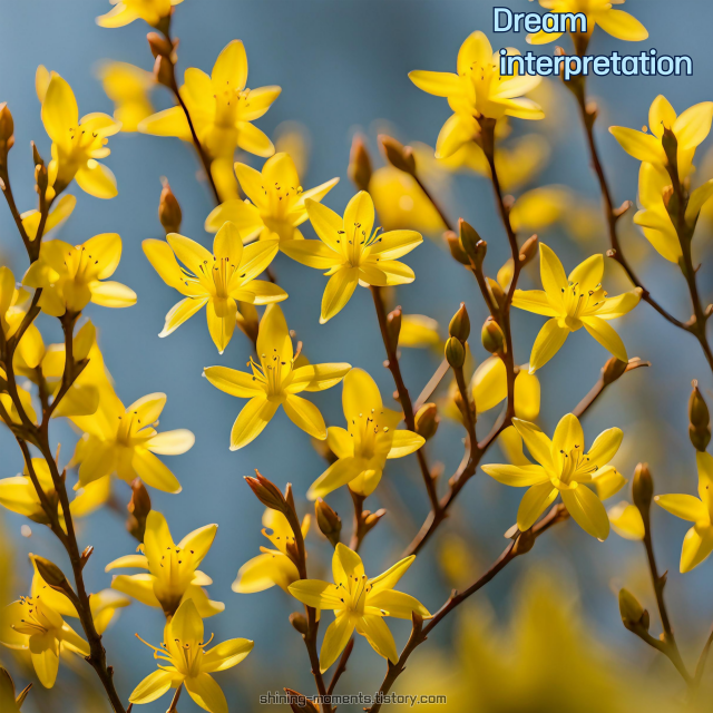 🌼 봄날 개나리 꿈 해몽 20가지 – 꿈이 전하는 의미 🌼