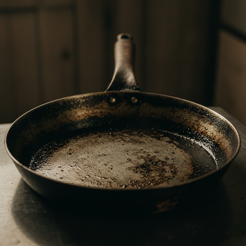 찌든 때 프라이팬