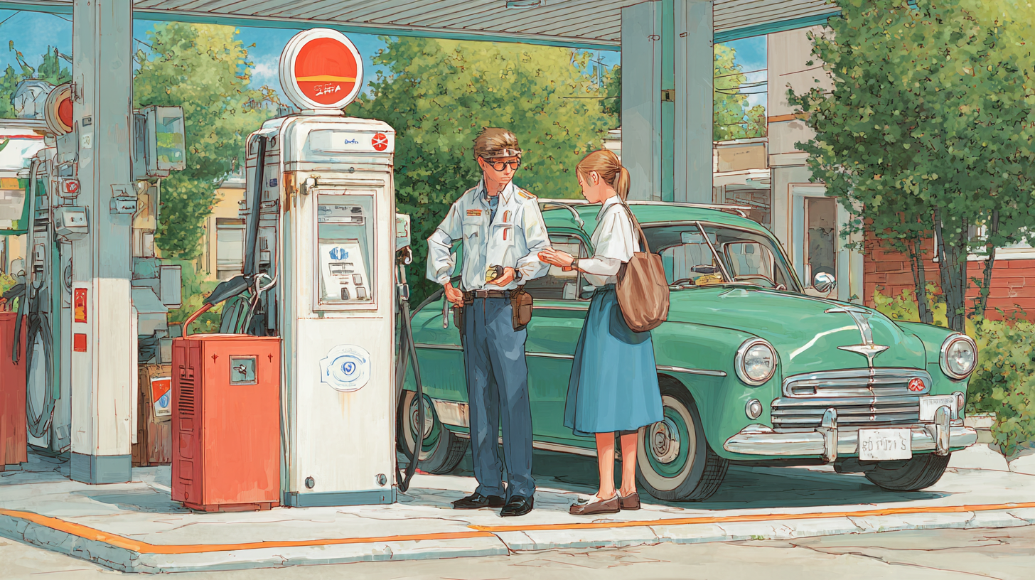 자동차 주유하는 법(초보 운전자)