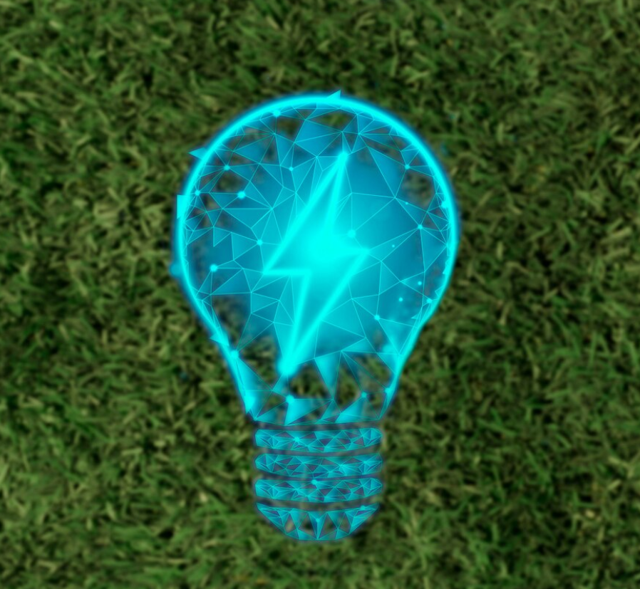 밝게 빛나는 에너지 지원 이미지 사진