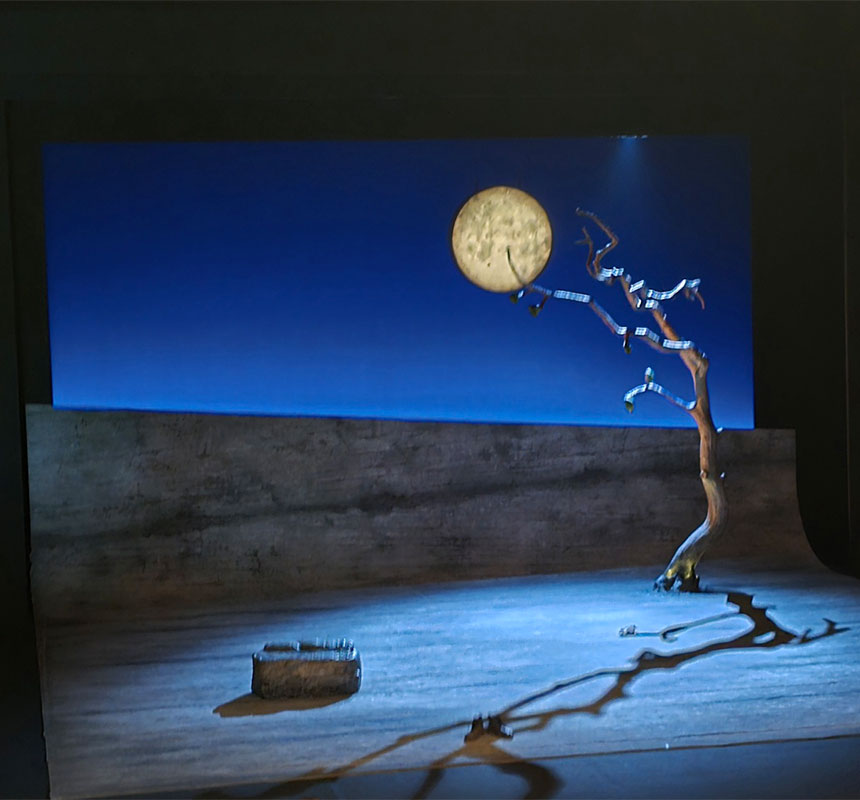 단촐한 연극 무대