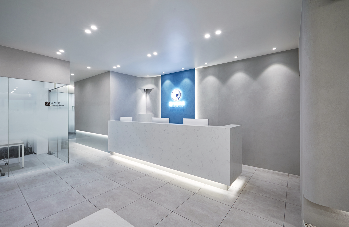 치과리셉션인테리어