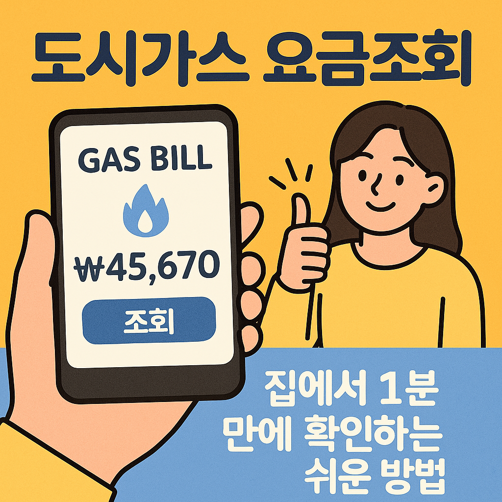 도시가스요금조회