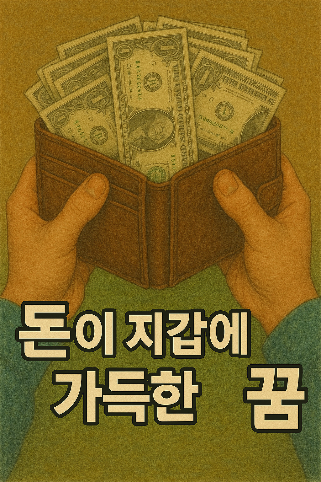 돈이 지갑에 가득한 꿈