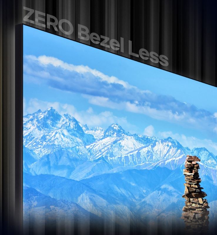 시티브 4K TV 제로 베젤 사진